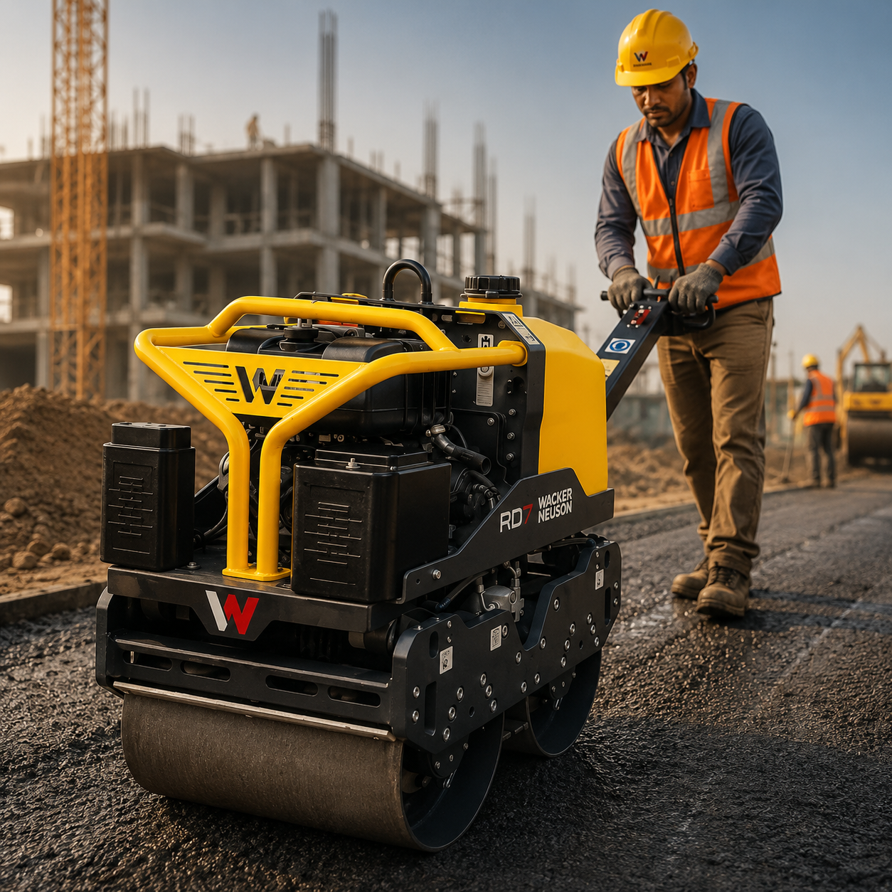 WACKER NEUSON WALK BEHIND ROLLER